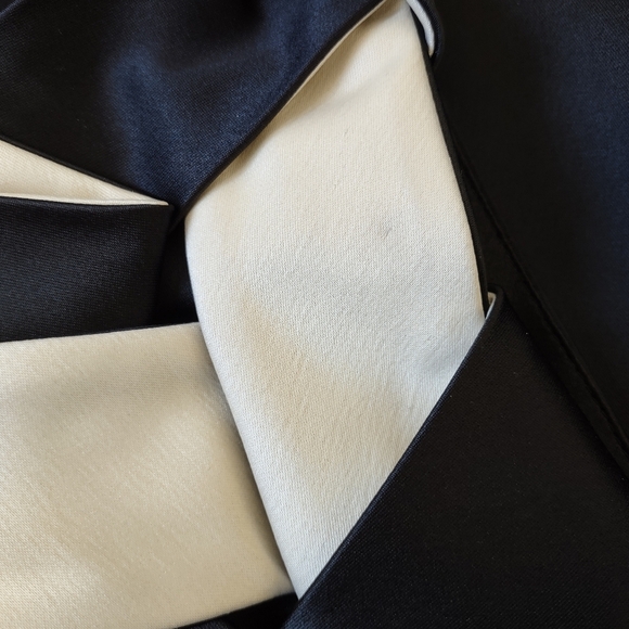 New MaxandCleo 6 one shoulder black midi dress - Picture 4 of 9